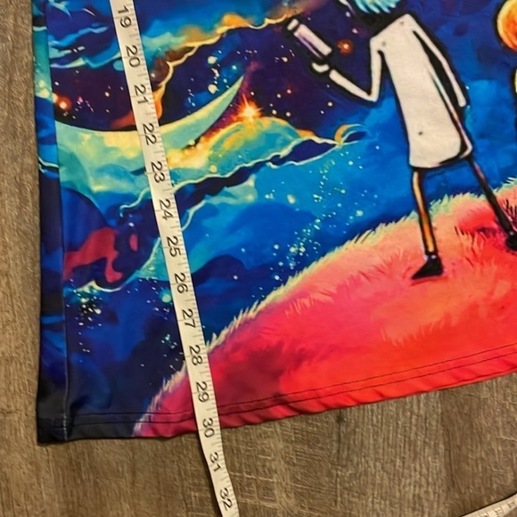 Rick and Morty Universe Planet Bodycon Mini Graphic Dress size L - Picture 15 of 15